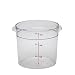 Round Storage Container 6 Quart Clear