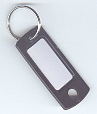 Lucky Line Products 16920 Key Tag with Ring, Black 50/PK