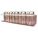 Sundry Jars, Glass, Aluminum Lids, 7"x4", Clear, Sold as 1 each