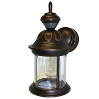 Motion Sensor Lantern, Antique Bronze by Heath/Zenith