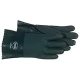 Boss Gloves 1712 Large RuffGrip Gauntlet PVC Coated Gloves