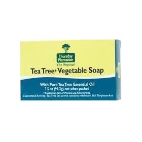 Jeudi Plantation Tea Tree Vegetable Soap, 3,5 oz