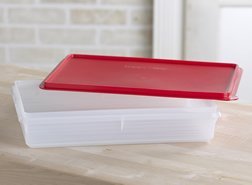 Tupperware Prep Essentials Cold Cut Keeper Chili Red Seal