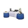 Atlantis Plastics 2TCB300 Blue Plastic Table Covers, 40" x 300" (2TCB300) Category: Tablecovers