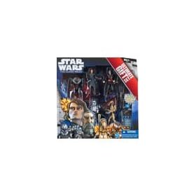  Star Wars 2011 Clone Wars Exclusive Ultimate Gift Set Action Figure 5Pack Super Battle Droid, Anakin, Count Dooku, Captain Rex Battle Droid