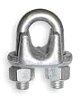 Industrial Grade 4DV38 Clip, Wire Rope, 7/16 In Wire Rope Dia
