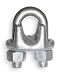 Dayton 2VKH9 Wire Rope Clip, Iron, 1/8 In