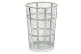 garden and patio furnitures item: Outdoor Metal Trash Container Galvanized