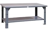 72 X 36 Steel Top Adjustable Leg Work Table