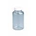 Trico PET Oil Sampling Sample Bottle with White Polypropylene Foam Lined Cap, 4 oz Capacity, Clear