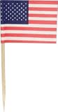 American Flag Food Pick 144 / Box