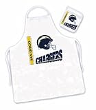 San Diego Chargers Apron and Mitt Barbeque Tailgate Set