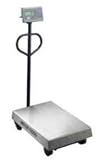 Metter Toledo Wildcat WW250VR Industrial Bench Scale w/ Wheels, 500 lb / 250 kg x 0.2 lb / 0.1 kg, 20x28 in. Base (LEGAL FOR TRADE)