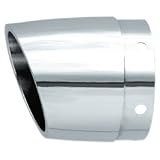 Rush Exhaust Performance Muffler Tip - Tapered w Angle Cut (Multiple Mounting... by Rush