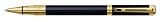 Waterman Perspective Black - Gold Trims Rollerball Pen