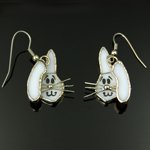 Switchables Stained Glass Bunny Earrings