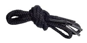 Shoe String - 180cm black cord boot laces 1 pair