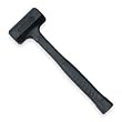 Westward 4YR64 Dead Blow Hammer, 1 1/8 Lb, Steel w/Rubber