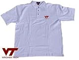 Virginia Tech Hokies Men's White Classic Polo Shirt from Antigua