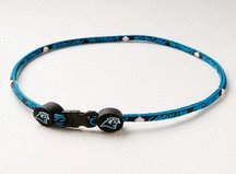 Eagles Wings Carolina Panthers Youth Titanium Necklace