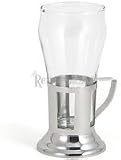 Soda Glass With Metal Holder
