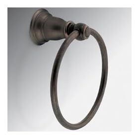  Moen YB5486ORB Kingsley Towel Ring, Oil Rubbed Bronze