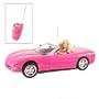 Barbie Light Pink Corvette Convertible Car & Doll Set