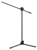 Floorstand with boom, 1.5m - black