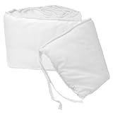 Tailored Baby Cradle Bumpers - Color White - Size 18x36