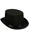 New Deluxe Black Magician Butler Formal Costume Top Hat