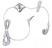 Samsung Earbud Headset for Samsung SCH-A790, E-705, E-715, SGH-C207, X-426, X-427