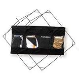 Matthews 48" x 48" Road Flag Fabric, Single Black