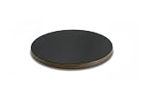 Epicurean Big Block Series 18-Inch Diameter by-1-Inch Thick Cutting Board with Cascade Effect, Slate/ Natural