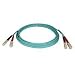 Tripp Lite N806-02M 10Gb Multimode Duplex 50/125 LSZH Aqua Fiber Patch Cable SC/SC - 2M (6ft)