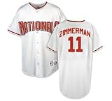 Ryan Zimmerman Jersey: Washington Nationals Adult Home White # 11