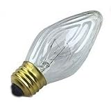 Clear Flame Incandescent Bulb, 25 Watt