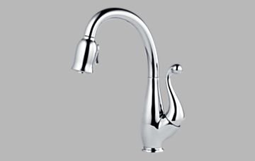 Brizo 63500-PC - Floriano: Single Handle Pull-Down Kitchen Faucet - Chrome Finish