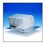 12" Galvanized Steel roof cap with Backdraft Damper - Duct Connection & Screened Exhaust Opening - RC12 Fantech-RC12