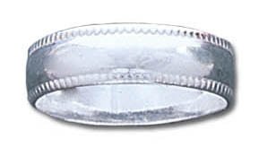Solid Sterling Silver Band Ring (2.7g)