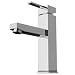Design Einhandmischer Waschtischarmatur SA-002, Wasserhahn mit einhebelmischer Mischbatterie f&uuml;rs Waschbecken im Bad, Sanit&auml;r-Armatur aus Chrom (verchromt), als Badarmatur / Hahn f&uuml;r jeden Waschtisch einsetzbar, DAW - Armaturen