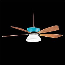 Minka Aire F814-BNZ 1950s Ceiling Fan, Brushed Nickel by Minka