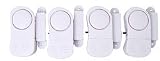 Streetwise Security Products Mini Magnetic Contact Alarm and Chime 4 Pack