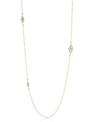 Dana Kellin Multi Diamond Shape Pendant Necklace Long Layering Necklace