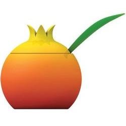 Alessi OrienTales Fruit Sugar Bowl with Spoon by Alessi
