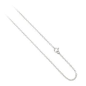 Bling Jewelry 1mm Sterling Silver Rolo Chain Necklace 16"