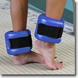 Aqua Fit Ankle Cuffs (1 pair) - Blue for Swimming Pool Exercise