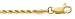 14K Yellow Gold 2.0MM DIAMOND CUT SOLID ROPE 8" BRACELET