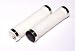 RWC Lock On Handlebar Grips for Mountain Bike BMX or Scooter - White Grip with Silver Ends