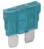 Produkt-Bild: 10 St&uuml;ck Kfz Flachsicherung 19x19x5 mm hellblau KFZ Sicherung 15 A