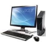 Acer Aspire L3600 - USFF - 1 x Core 2 Duo E4500 / 2.2 GHz - RAM 1 GB - HDD 1 x 250 GB - DVD�RW (+R double layer) - GMA 3100 Dynamic Video Memory Technology 4.0 - Gigabit Ethernet - Vista Home Premium - Monitor : 19" TFT ( Acer P193W )